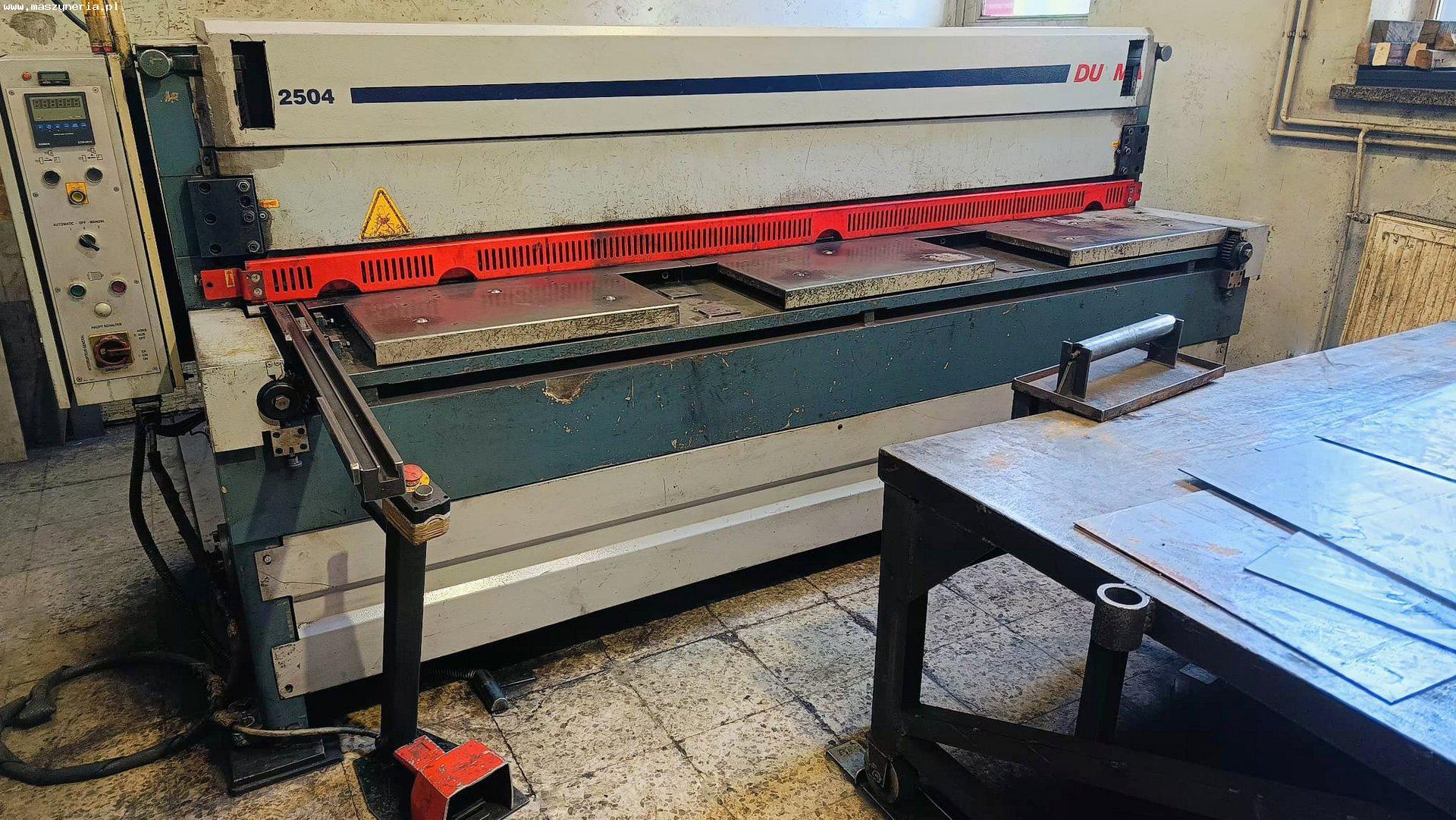  Cesoie a ghigliottina meccaniche DURMA MS 2504 in vendita - foto 1